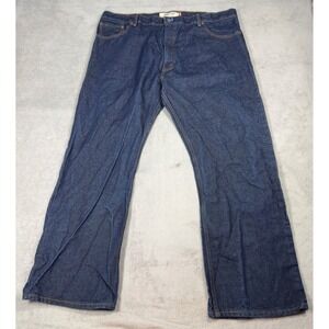 Levi's 517 Boot Cut Jeans Mens 44x30 Blue Indigo Denim Workwear 005170217